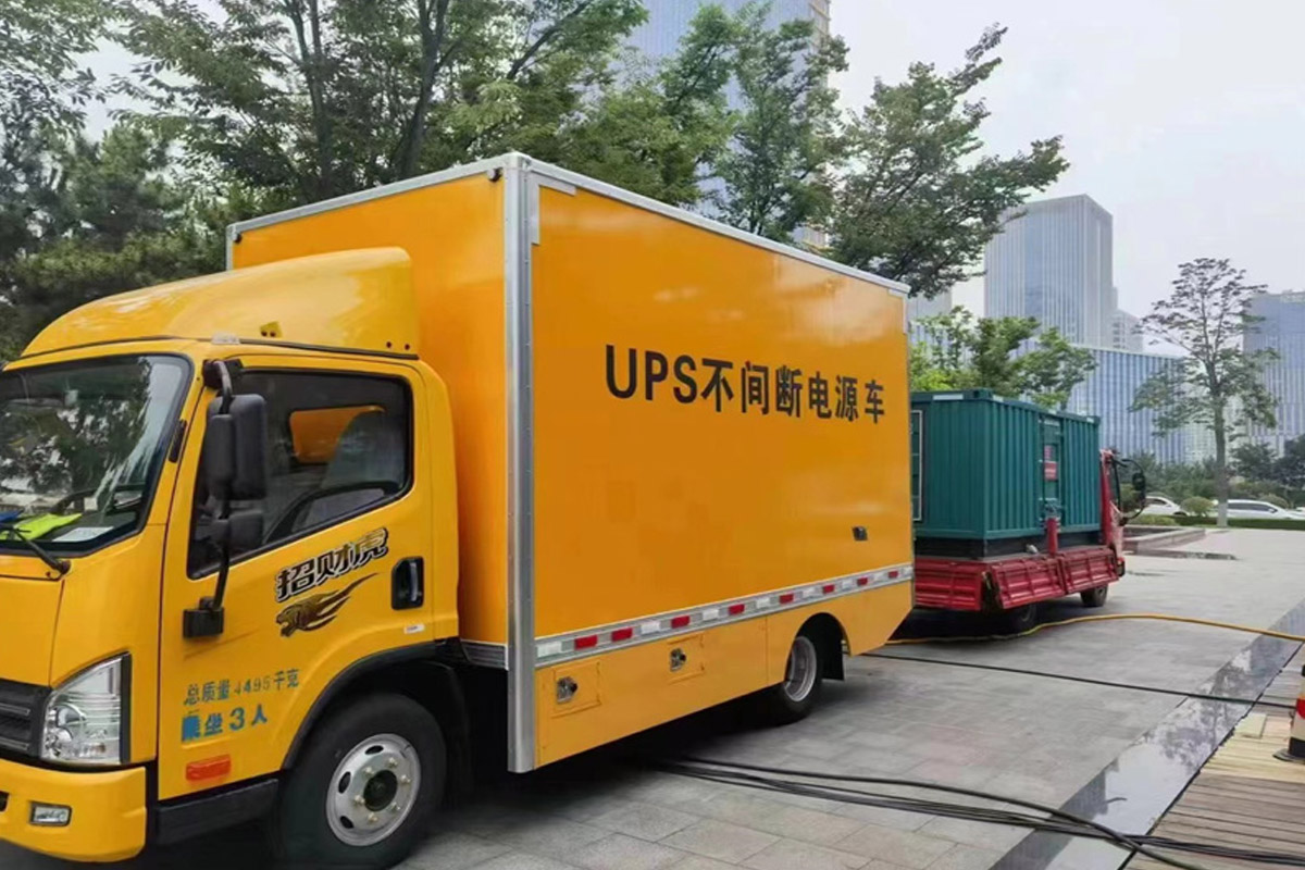井陉矿发电机租赁施工现场